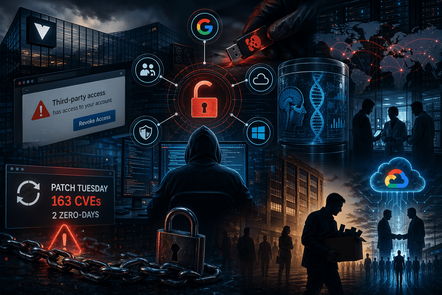 The Week OAuth Became a Liability: Supply Chains, Biobank Data, and 163 Patches